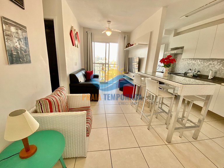 Apartamento próximo a praia com lazer completo