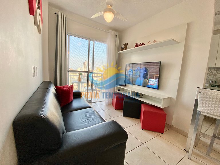 Apartamento próximo a praia com lazer completo