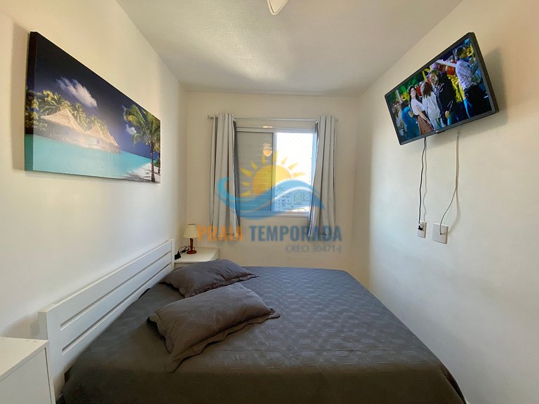 Apartamento próximo a praia com lazer completo