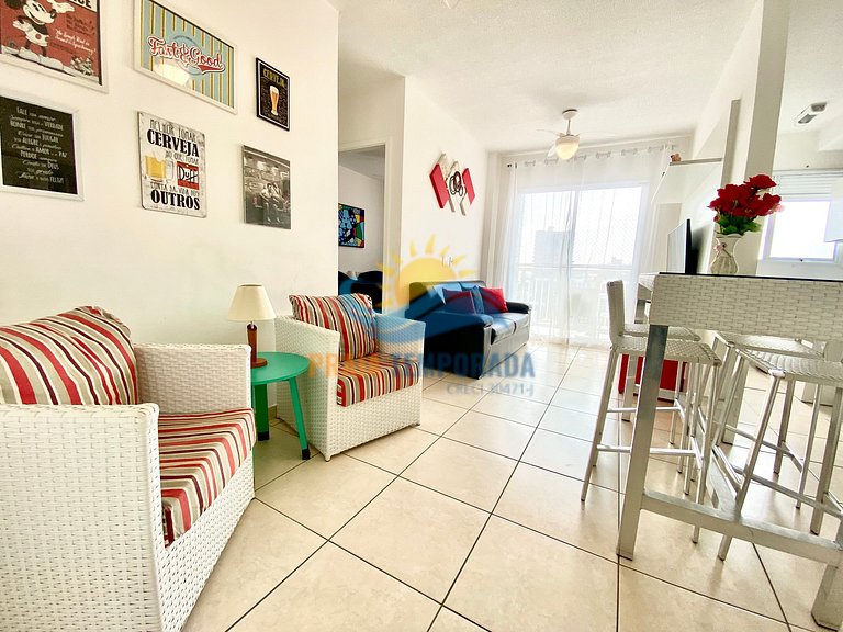 Apartamento próximo a praia com lazer completo
