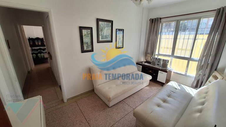 C002- Apto 1 dorm l Garagem | Prédio Frente ao Mar