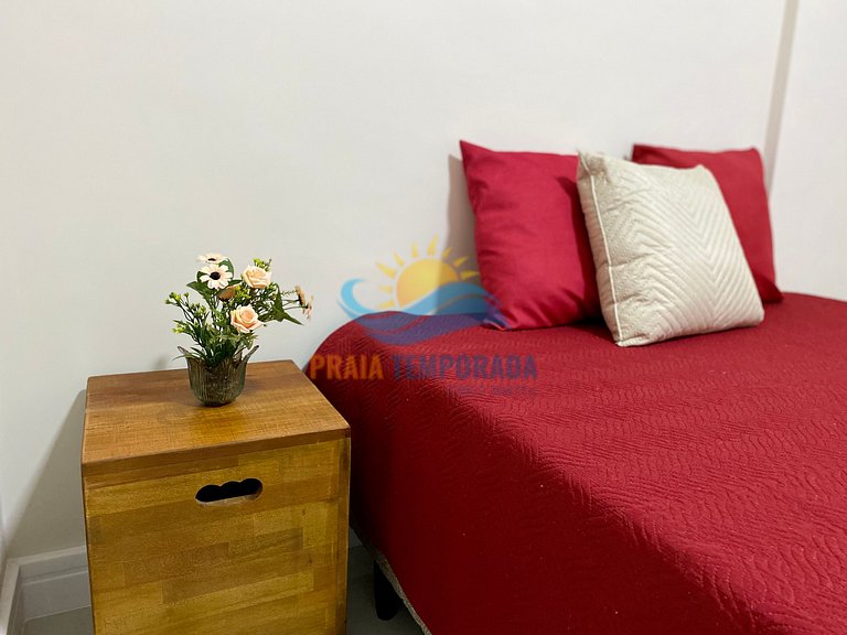 A308 - Apto 1 Dorm c/ Piscina e Wi-Fi