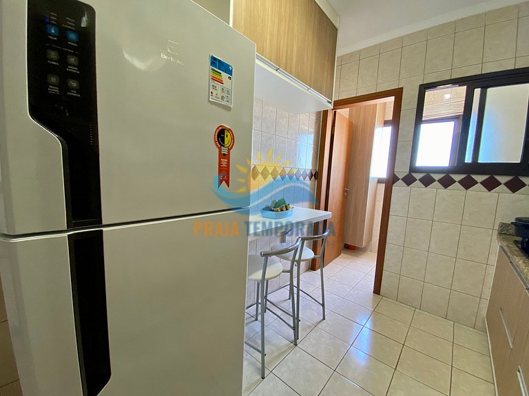 A093 - Apto com Wi-Fi l Sacada Gourmet | Piscina