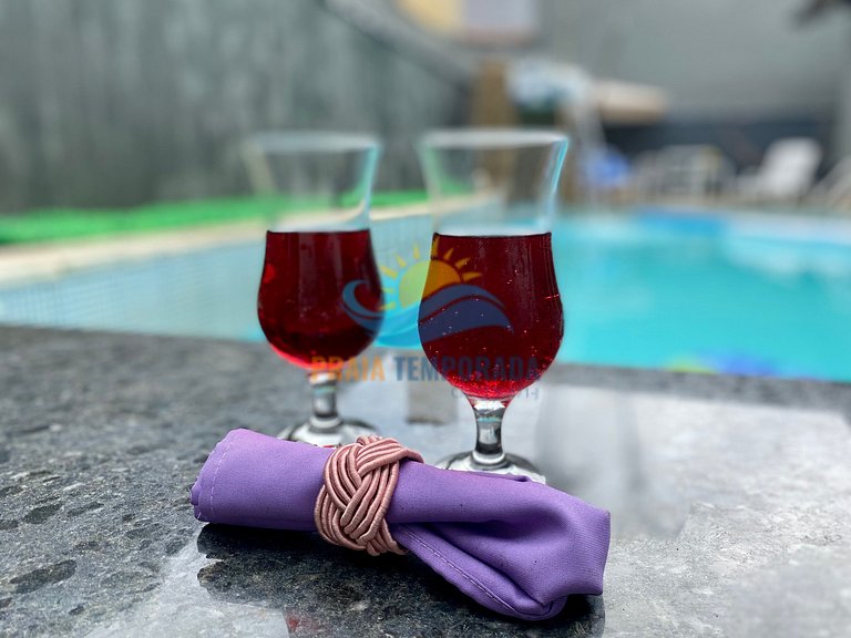 Casa com 3 dorm l Piscina Wi-fi e Churrasqueira - BF099