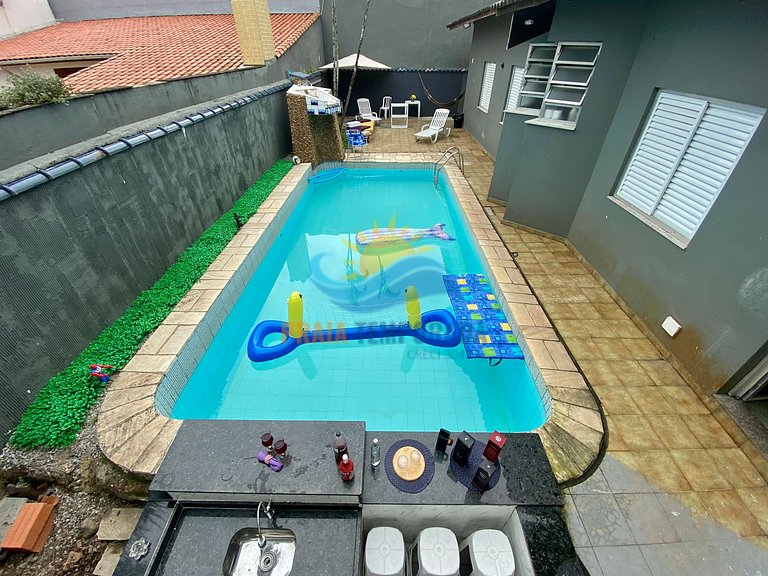 Casa com 3 dorm l Piscina Wi-fi e Churrasqueira - BF099