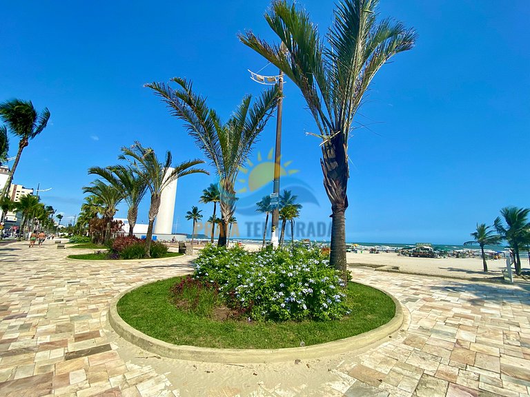 T015 - Apto aconchegante 30m da praia l WI-FI
