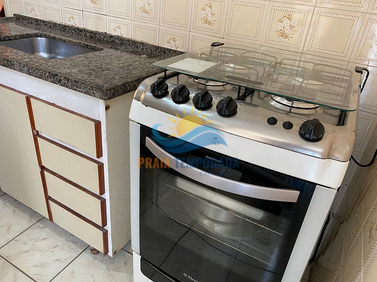 F035 - Apto Aconchegante | Garagem | 1 quadra da praia