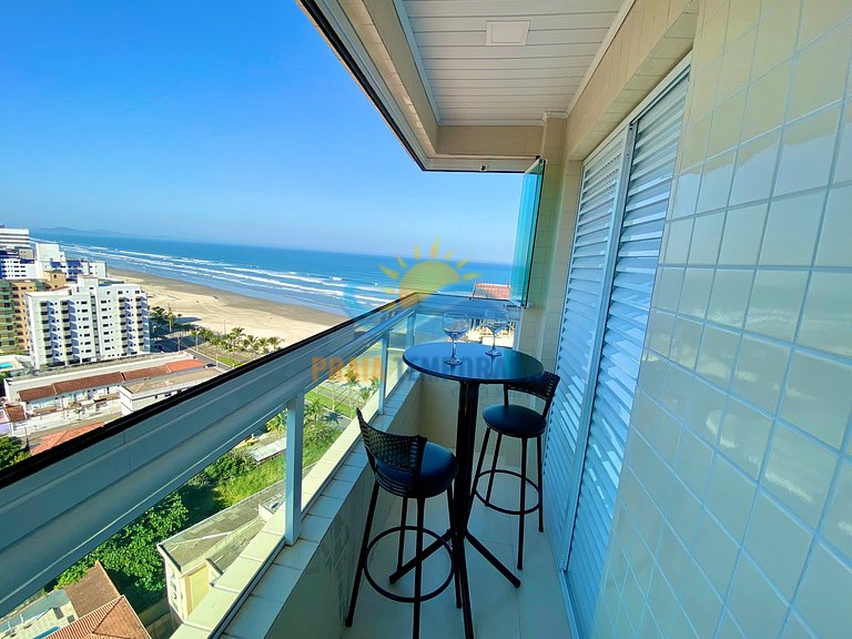 R145 - Apto com Vista p/Mar | Suíte| WiFi