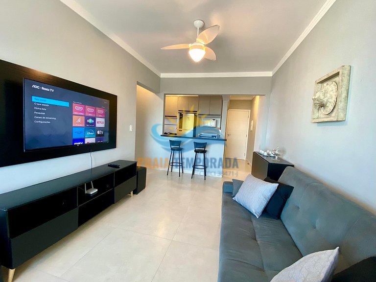 R145 - Apto com Vista p/Mar | Suíte| WiFi