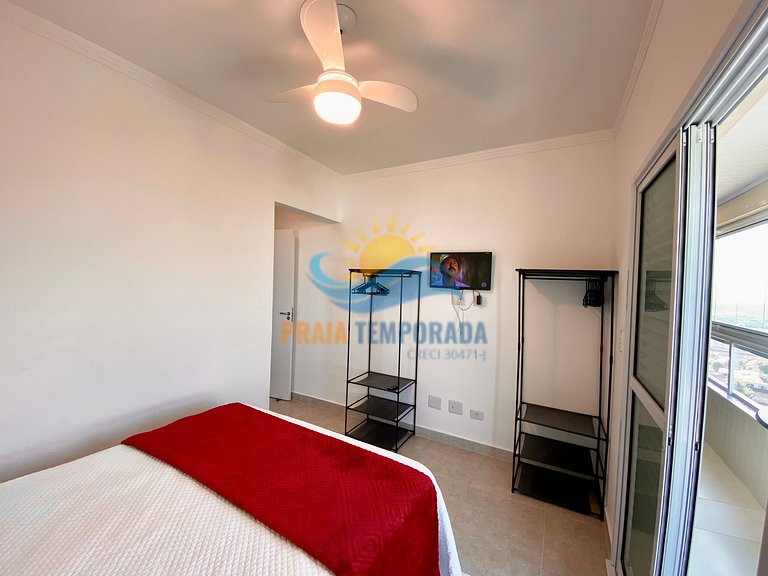 R145 - Apto com Vista p/Mar | Suíte| WiFi