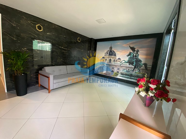 R145 - Apto com Vista p/Mar | Suíte| WiFi