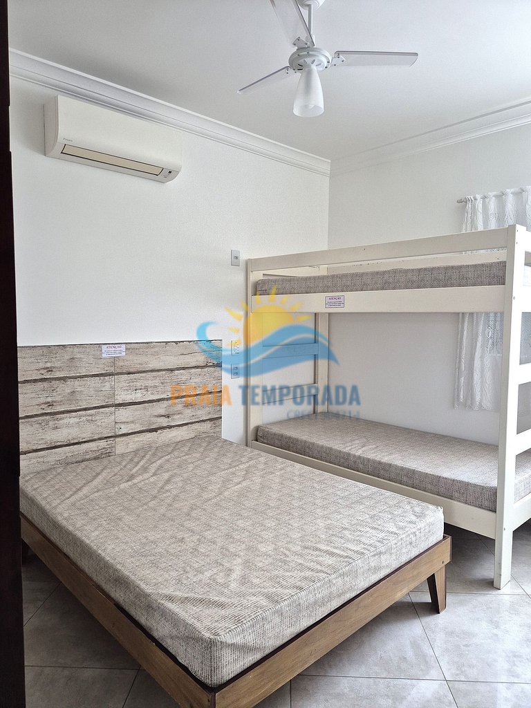 1 bedroom apartment for 6 people two blocks from Praia Grand