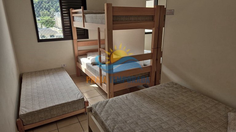 Apartamento 46-B de 1 dormitório para 5 pessoas a uma quadra