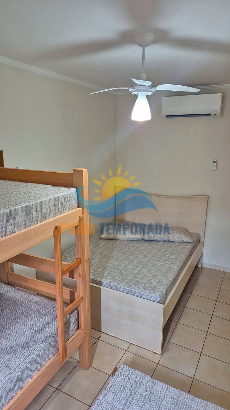Apartamento 46-B de 1 dormitório para 5 pessoas a uma quadra
