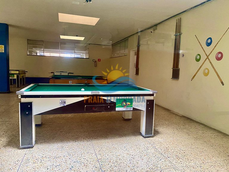 M095 - Apto Vista mar | 1 Dorm e Salão de Jogos