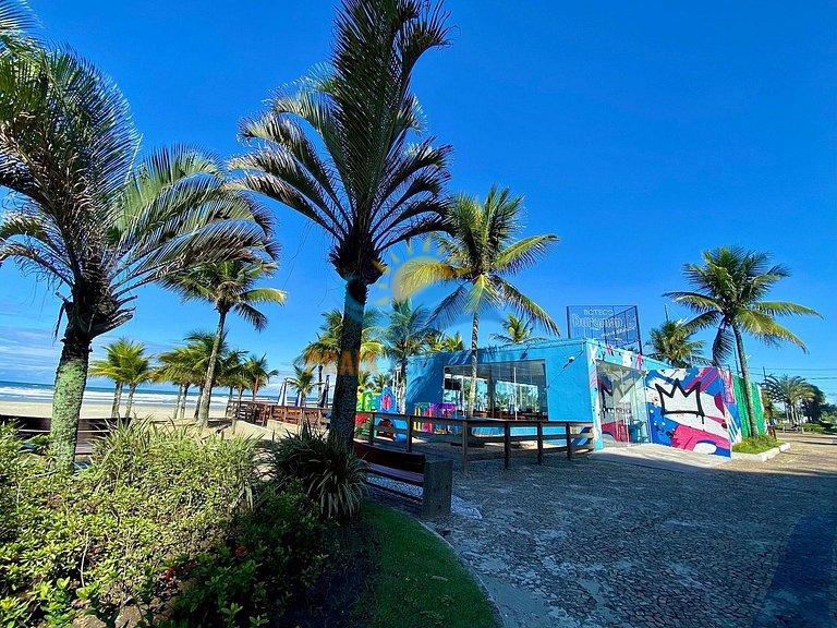 M095 - Apto Vista mar | 1 Dorm e Salão de Jogos