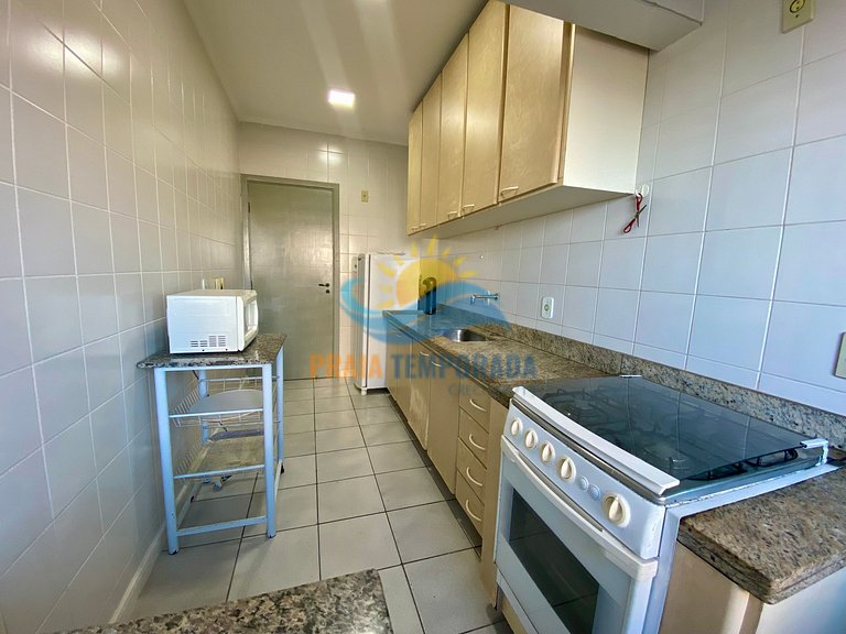 BM103 - Apê Frente a Praia c/ 3 Dorm e Sacada