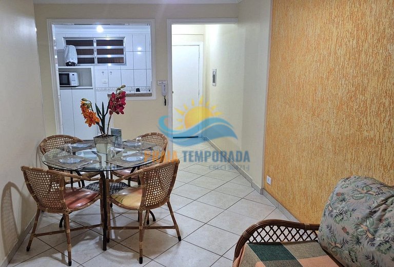 Apartamento 13 de 1 dormitório para 5 pessoas a duas quadras