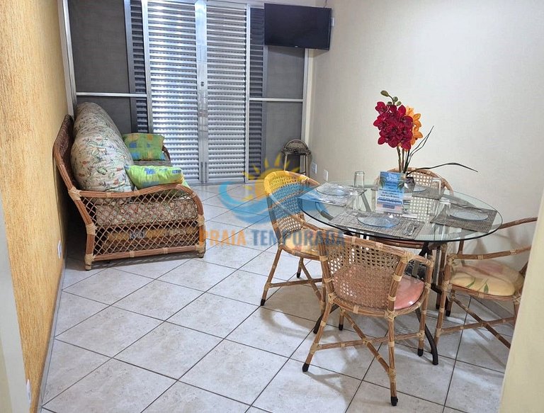 Apartamento 13 de 1 dormitório para 5 pessoas a duas quadras