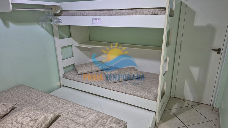 Apartamento 13 de 1 dormitório para 5 pessoas a duas quadras