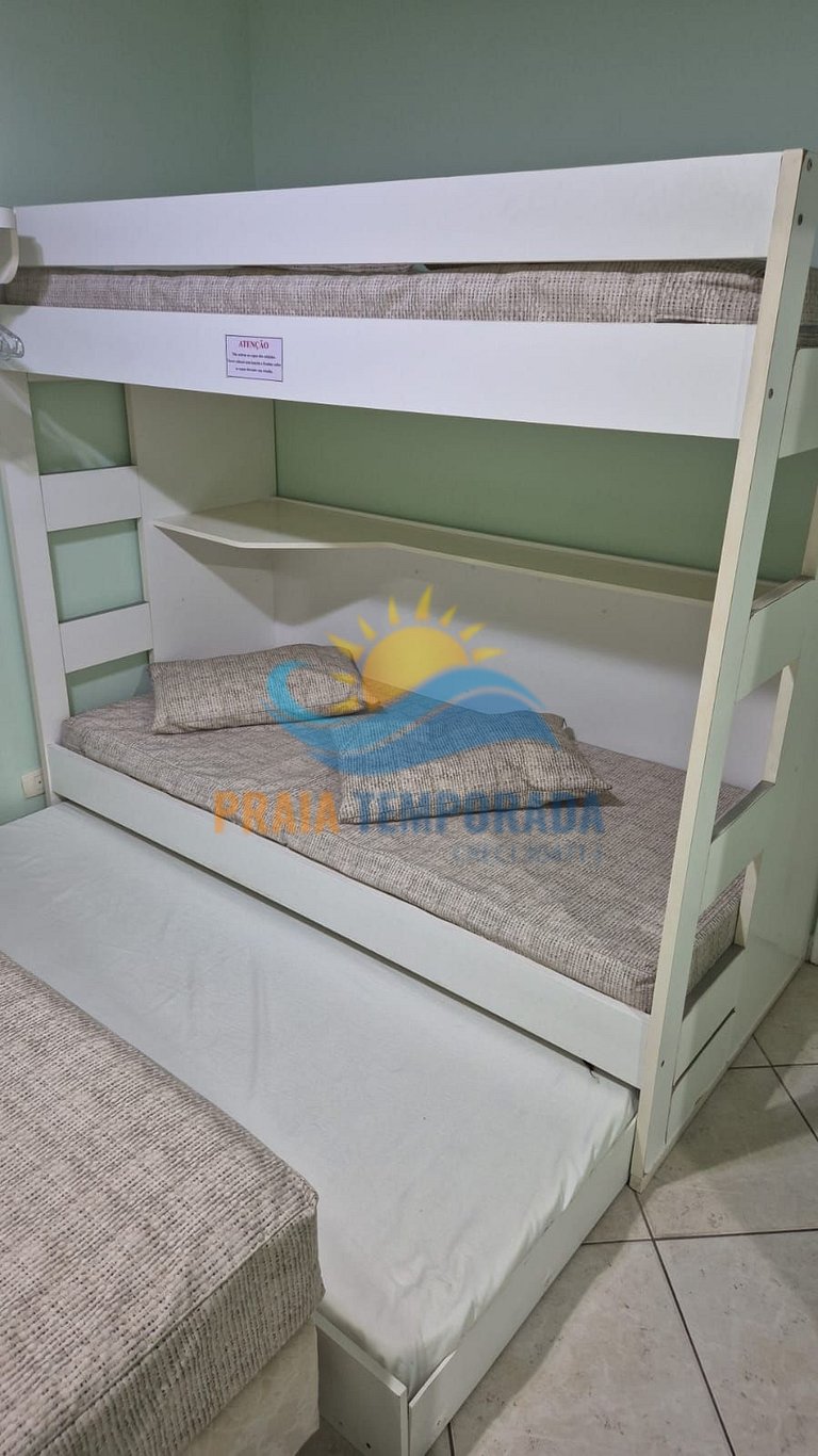 Apartamento 13 de 1 dormitório para 5 pessoas a duas quadras