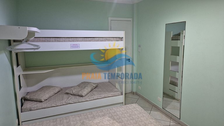 Apartamento 13 de 1 dormitório para 5 pessoas a duas quadras