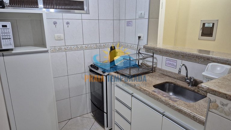 Apartamento 13 de 1 dormitório para 5 pessoas a duas quadras