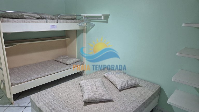 Apartamento 31 de 1 dormitório para 5 pessoas a duas quadras