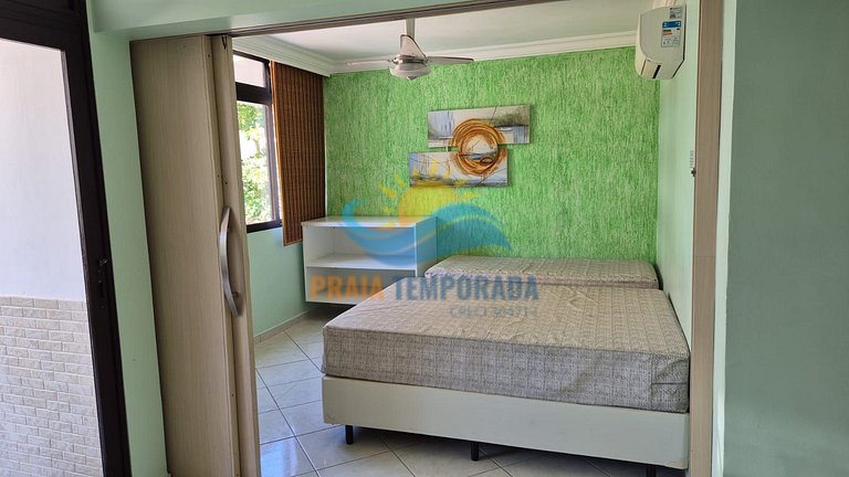Apartamento 12 de 2 dormitórios para 7 pessoas a duas quadra