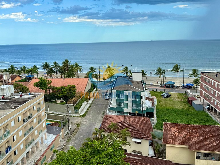 MON82 - Apto com linda vista para o mar / 02 Dorm c/suíte /