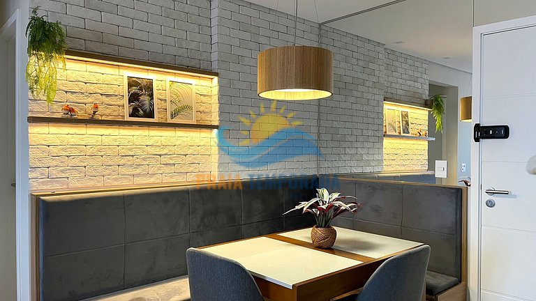 T172 - Apto c/ Ar condicionado| Sacada Gourmet e Wi-Fi