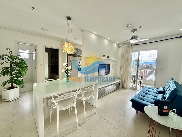 Apartamento com varanda gourmet, piscina e sauna
