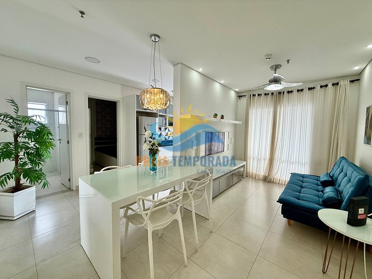 Apartamento com varanda gourmet, piscina e sauna