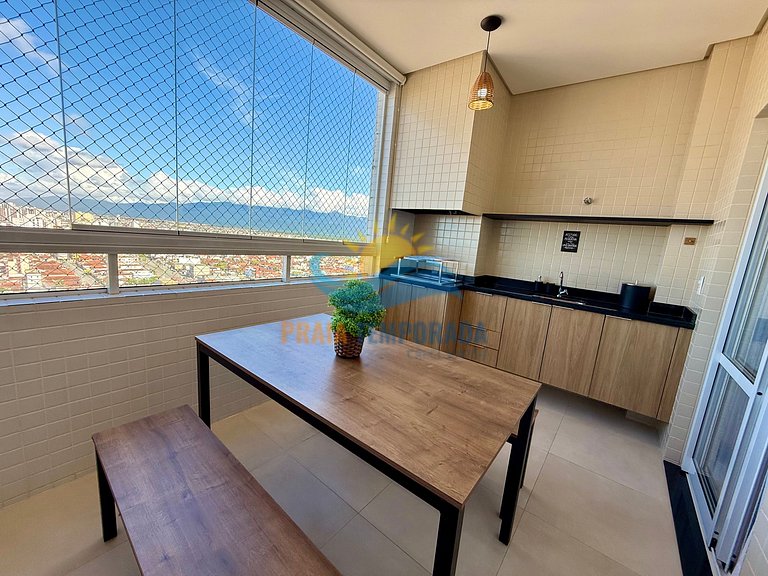 T172 - Apto c/ Ar condicionado| Sacada Gourmet e Wi-Fi