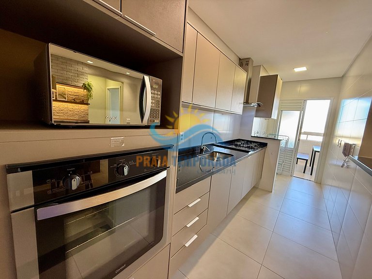 T172 - Apto c/ Ar condicionado| Sacada Gourmet e Wi-Fi