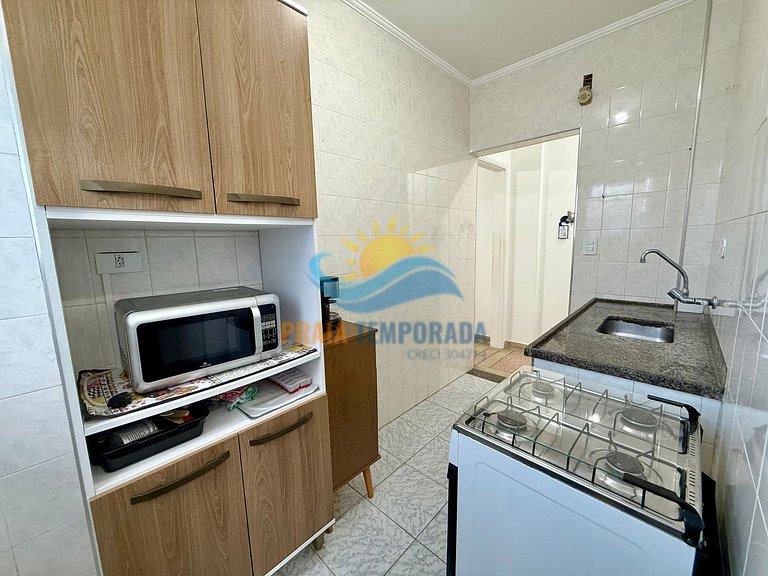 C002- Apto 1 dorm l Garagem | Prédio Frente ao Mar
