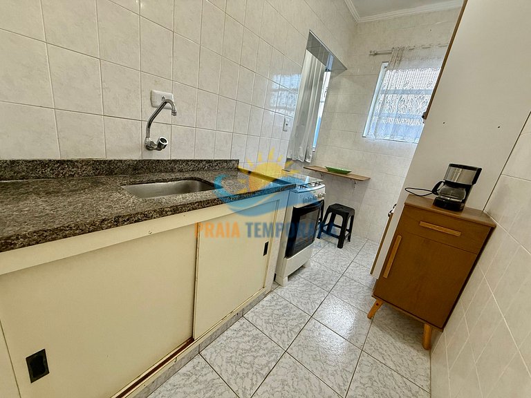 C002- Apto 1 dorm l Garagem | Prédio Frente ao Mar