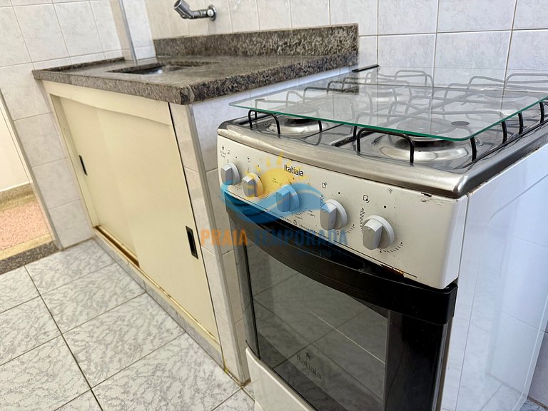 C002- Apto 1 dorm l Garagem | Prédio Frente ao Mar