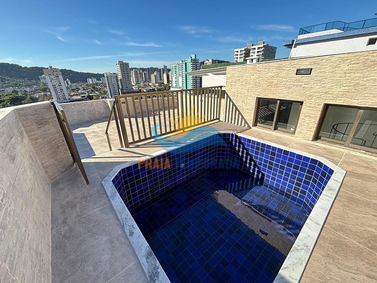 F101 - Excelente Cobertura c/ Piscina Privativa| 3 Dorm|1 Su