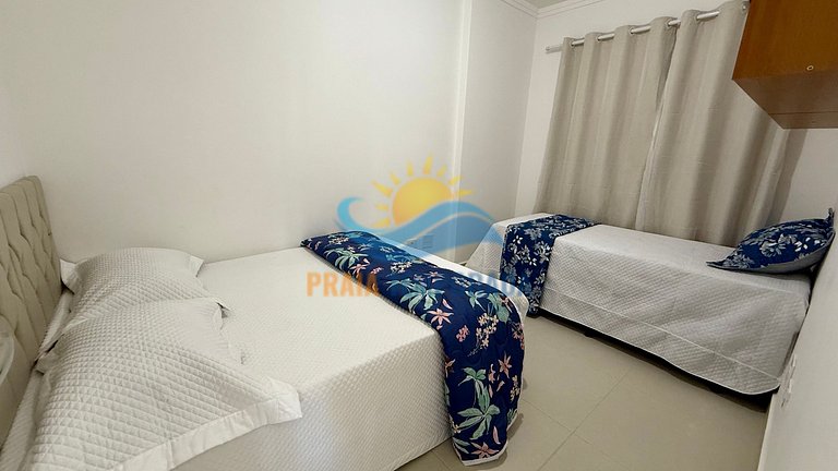 R016 - 2 Dorm | Garagem | Churrasqueira e Vista Mar