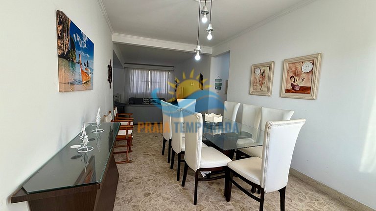 SV153 - Prédio frente ao mar | Ótima localização |3 Dorm Sen