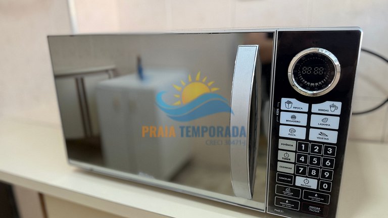 SV153 - Prédio frente ao mar | Ótima localização |3 Dorm Sen