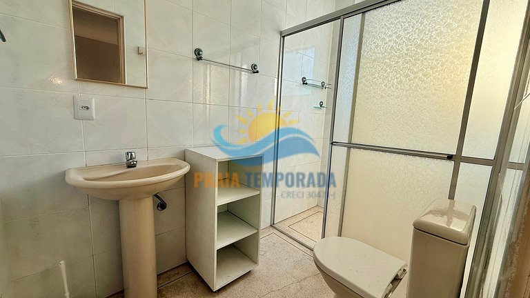 SV153 - Prédio frente ao mar | Ótima localização |3 Dorm Sen