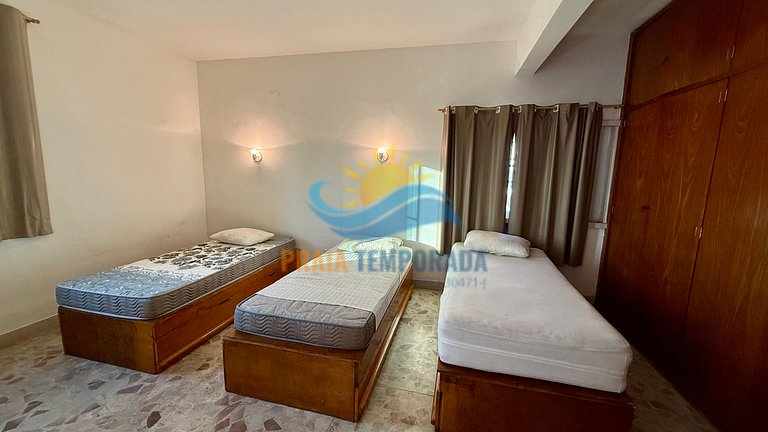 SV153 - Prédio frente ao mar | Ótima localização |3 Dorm Sen
