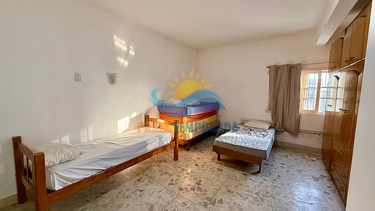 SV153 - Prédio frente ao mar | Ótima localização |3 Dorm Sen