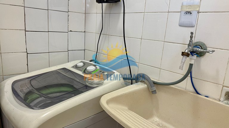 SV153 - Prédio frente ao mar | Ótima localização |3 Dorm Sen