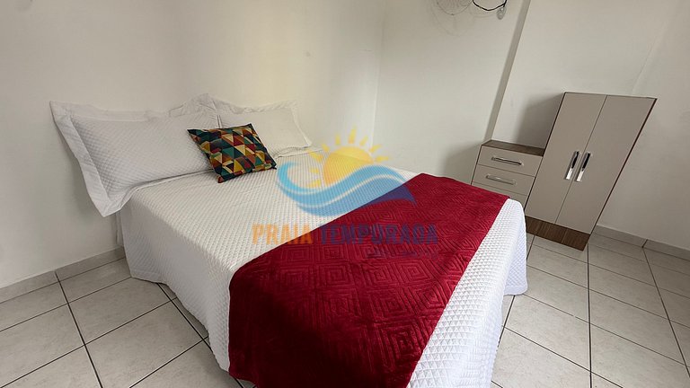 Apartamento frente ao mar com piscina com cascata