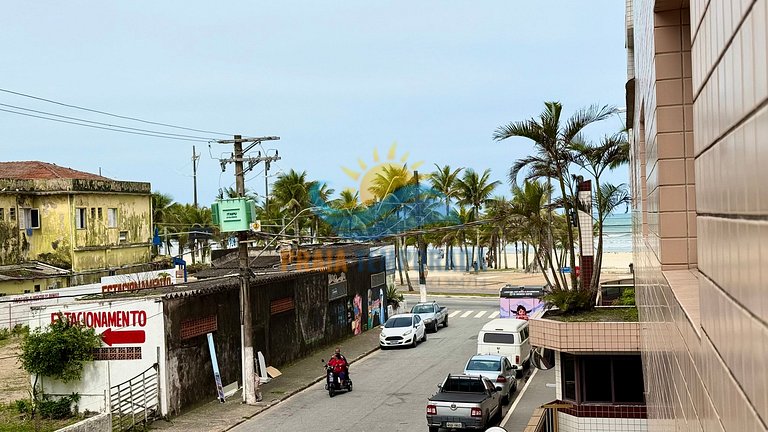 Apartamento frente ao mar com piscina com cascata