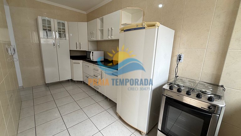 Apartamento frente ao mar com piscina com cascata