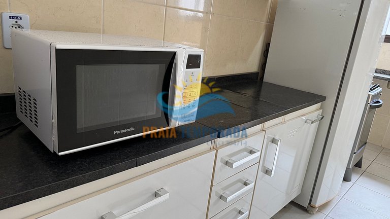 Apartamento frente ao mar com piscina com cascata